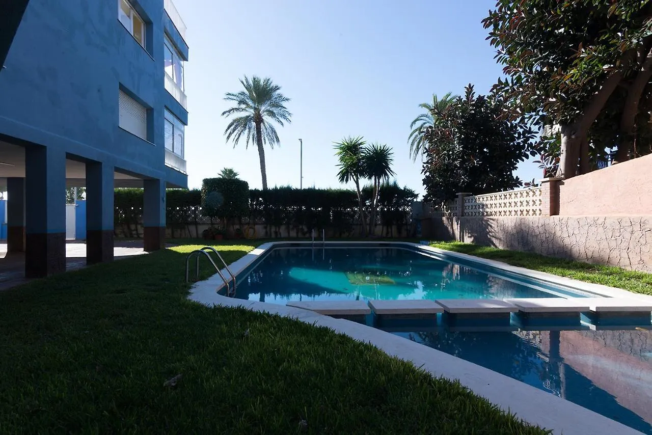 Apartamento En 1Era Linea Mar Con Terraza De 25M2 カステルデフェルス 0*,